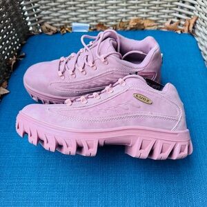 Lugz Women’s Chunky Platform Sneakers Pink WD0T2D-683 Size 8 USA Low Top